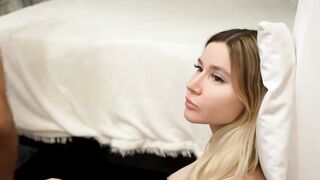 "Blondie's Sloppy Deepthroat & Facefuck - POV with Big Dick in Huge Facial Ending"