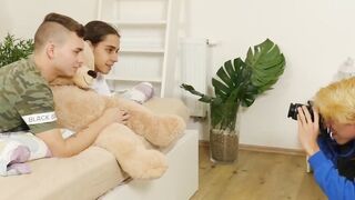 "Twinks Fucked Raw - Primal Breeders" or "Primeval Anal Threesome with Hot Boys"