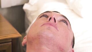 "Muscle Stud Gets Analized By Hunk Masseur In Gay Massage Parlor"