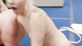 "Big-Dick Training Session - BFFs Share A Huge Load From Their Trainer"