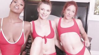 "3way Thrill! Rough & Hard Core Sex with Older Woman, Young Guy, And Hot Blonde"