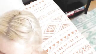 "Freckle-Face Blondie Ellie Smith Gives A Sensual Handjob In Point Of View"
