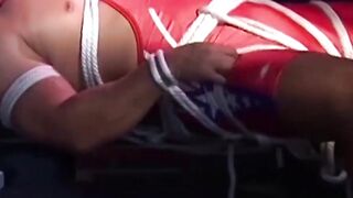 "Bondage Thriller - Uniformed Stud Fights For Freedom"