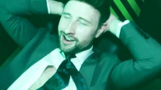 "Rimjob Riding Cowboy Anal Threesome with Hot Studs"