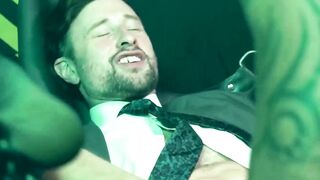 "Rimjob Riding Cowboy Anal Threesome with Hot Studs"