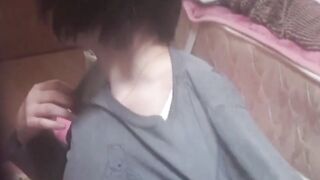 "Asian Honey Buzzing Her Wet Pussylips In A Solo Masturbation Session"