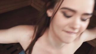 "Tricky Blonde - Hot Babe Sneakily Fucks Her Neighbor For A Quickie"