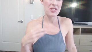 "Step-Mom's Hot Blowjob Skills - Stepmom & Son Fucking In Kitchen"