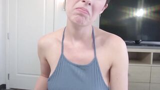 "Step-Mom's Hot Blowjob Skills - Stepmom & Son Fucking In Kitchen"
