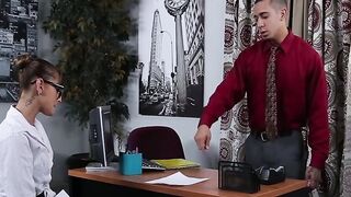 "Office Secretary Gets Spanked And Fucked Hard In Boss's Office - PornPros"