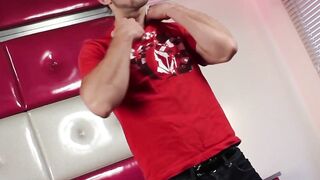 "Masked Jocks Jerk-Off Session with Hunk Gabriel Clark"