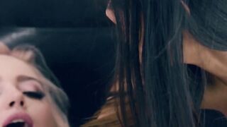 "Passionate Lesbian Love Affair Between Two Hot Blonde Babes"