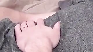 "Twinks Jerk Off Huge Dick While Blowing Smoke - Hot Twunk's Solo Masturbation"