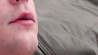 "Twinks Jerk Off Huge Dick While Blowing Smoke - Hot Twunk's Solo Masturbation"