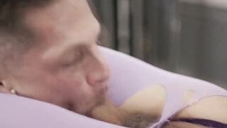 "Hot MILF Rides Big Dick POV - Sensual Blowjob & Creampie in Bed"