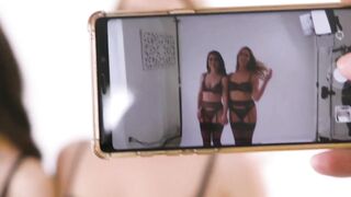 "Lesbians In Lingierie - Hot Pussy Play Between Sexual Powerhouses Cadance & Serene"