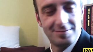 "Dominant Husband Fucks His Wife's Ass After Blow Job - BDSM Couple Sex"