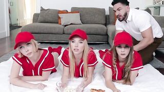 "Petites4K - Fierce Fourway Hardcore Porn with Teens"