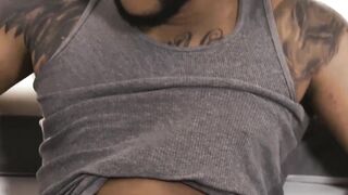 "Muscle Bear Jacked Up - Big Dick Muscles Fucking Raw"