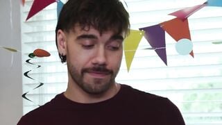 "Anal Birthday Surprise - Step-Mother's Anal Virginity Popped By Her Son"