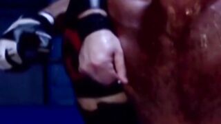 "Dominant Wrestler Chokes Up Big-Titted Babe in Hardcore Sex Fight"