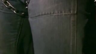 "Tatted Up Uniform Guy Faces Chains - BDSM Bondage Scene with Hot Blonde"