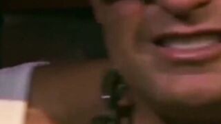 "Tatted Up Uniform Guy Faces Chains - BDSM Bondage Scene with Hot Blonde"