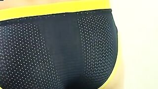 "Joey Steel's Colorful Undergarments Showcase - Fashion Forward"