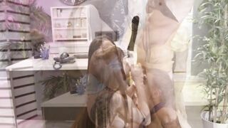 "Latin Boss-Babe's Double Anal Threesome"
