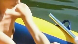Debbie's Latex Lust Affair - Solo Female Orgasm in Outdoor Hot tub