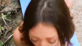 Hot Brunette Jordi EL-NINO Pov Outdoor Sex Adventure