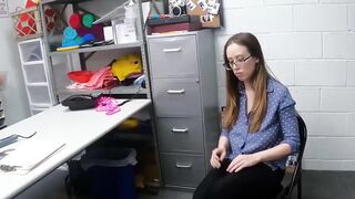 Blackmail Bust! Guard Catches Thief In Action And Fucks Her Hard