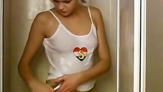 Sexy Shower Orgasmic Journey with Hot Brunette Beauty - Lisanne Rioes