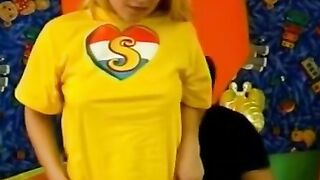 Blondie Sanne Gets A Surprise Creampie From Handsome Lover After Intense Foreplay