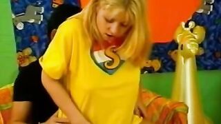 Blondie Sanne Gets A Surprise Creampie From Handsome Lover After Intense Foreplay