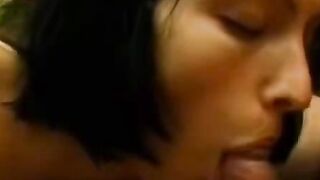 Triple penetrated babes sandwiched in hardcore threesome action!