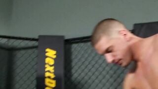 Bare-Assed Brawl! Two Muscular Jock's Raw Fuck Fest in The Ring