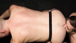 BarebackGayPorno.com - It's naughty time as lustful studs Spencer Daley and Tom Bentl