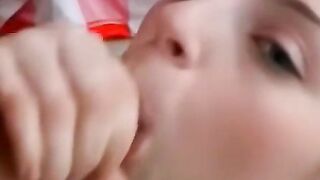 "Busty Redhead Babes Share A Big Dick In Threesome"