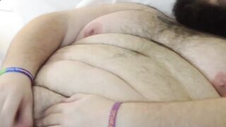 Curvy Bear's Jerk-Off Journey - Pumping His Big Dick For The Camera