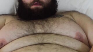 Curvy Bear's Jerk-Off Journey - Pumping His Big Dick For The Camera