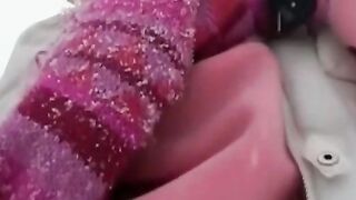 Hot & Horny Neighbor Gal Pal Gets Her Sweet Spot Stuffed With Big Dick!