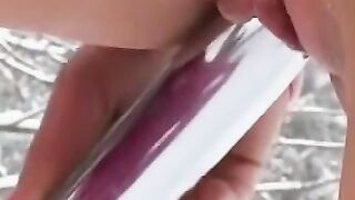 Hot & Horny Neighbor Gal Pal Gets Her Sweet Spot Stuffed With Big Dick!