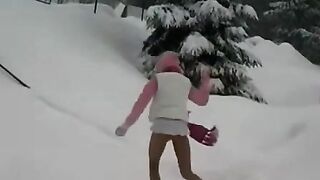 Hot & Horny Neighbor Gal Pal Gets Her Sweet Spot Stuffed With Big Dick!