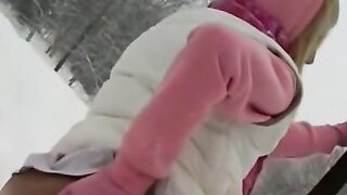 Hot & Horny Neighbor Gal Pal Gets Her Sweet Spot Stuffed With Big Dick!