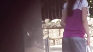Public Peeping Tom - Hot Japanese Belle Exposed in Public Toilet