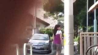 Public Peeping Tom - Hot Japanese Belle Exposed in Public Toilet