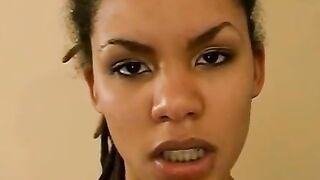 Black Girl Next Door #3 - Erotic Pov Blowjob & Riding on Big Dick with Facial Finish