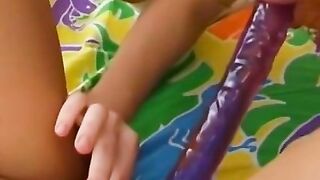 Teen Lesbian Angel Faces Sensual Pleasure with Sex Toys in HD