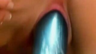 Hot & Curvy Blonde Teen Exposes Her Shaved Muff in Mall Bathroom Stall - POV Creampie